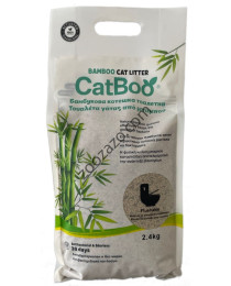 БИО Бамбукова котешка тоалетна с Активен въглен, 2.4 кг. - CatBoo Bamboo Cat Litter